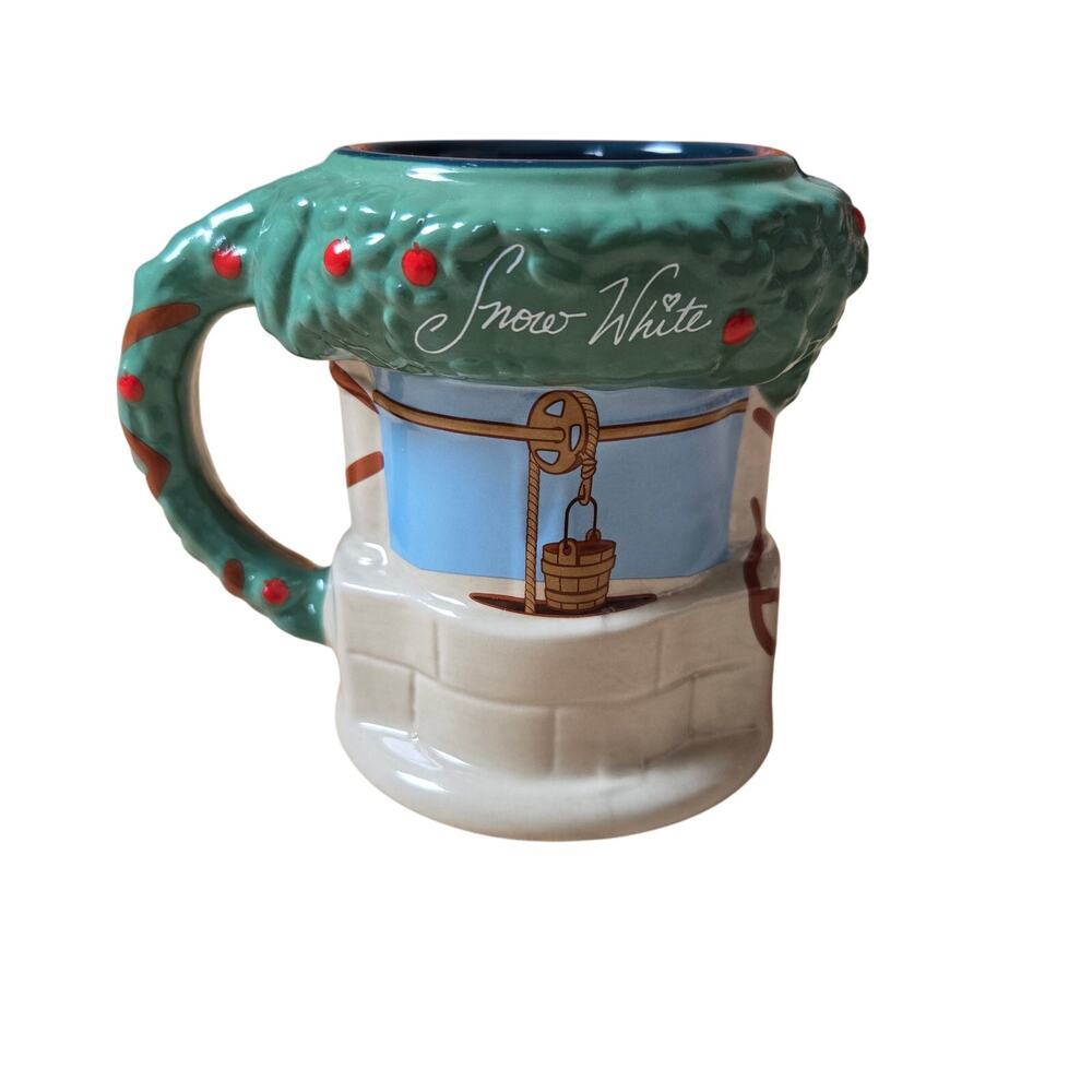 Disney Snow White Wishing Well Mug Disneyland Paris